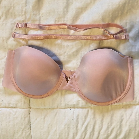 Victoria's Secret Other - NWOT Light Pink Strapless VS Bra w/ Straps